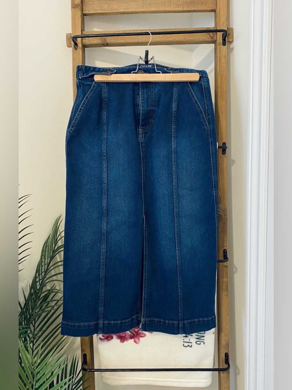 Chaps Blue Denim Jeans with Contrast Stitching